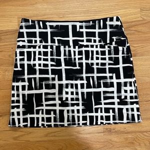 S.C. & CO. Deco Skort - XXL (black & white)